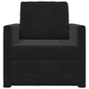 Sofa lova Juoda 74 x 77 x 81 cm Aksomas