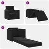 Sofa lova Juoda 74 x 77 x 81 cm Aksomas