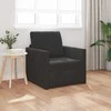 Sofa lova Juoda 74 x 77 x 81 cm Aksomas
