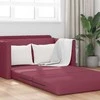 Sofa lova 110cm Vyno raudona audinys