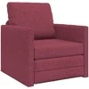 Sofa lova Vyno raudona 74 x 77 x 81 cm audinys