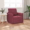 Sofa lova Vyno raudona 74 x 77 x 81 cm audinys