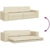 Sofa lova Kreminė 245 x 78 x 77 cm audinys