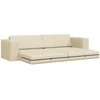 Sofa lova Kreminė 245 x 78 x 77 cm audinys