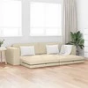 Sofa lova Kreminė 245 x 78 x 77 cm audinys