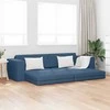 Sofa lova Jūrinė mėlyna 245 x 78 x 77 cm audinys
