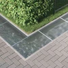 Grotelės Sidabrinė 30 x 30 x 2 cm Karštojo cinkavimo plienas