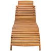 Saulės gultas, rudos spalvos, akacijos medienos masyvas