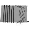 Gultai, 2vnt., pilki, 180x60x19cm, audinys ir plienas