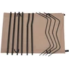 Gultai, 2vnt., taupe, 180x60x19cm, audinys ir plienas