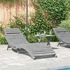 Gultas nuo saulės Pilka 184x55x64 cm Akacijos masyvo