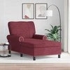 Gultas su pagalve Vyno raudona 91 x 157 x 91 cm audinys