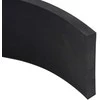Guminis kraštas sniego valytuvui juoda 250x8x1 cm