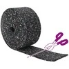 Gumos granulių ritinys Juodas 2000 x 10 x 0,8 cm Guma