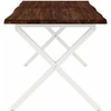 Gyvas kraštas valgomojo stalas 120 x 90 x 75 cm
