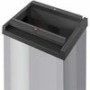 Hailo Šiukšliadėžė Big-Box Swing, sidabrinės spalvos, 52l, XL dydžio