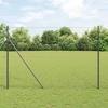 Heksagonalinė tvoros tvirtinimo sistema 25 x 1,5 m Pilka