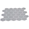 Heksagoninė plytelė 50 pcs Pilka 30 x 30 cm Poliuretanas ir PET