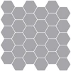 Heksagoninė plytelė 50 pcs Pilka 30 x 30 cm Poliuretanas ir PET