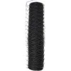 Heksagoninė tvora 0,8 x 10 m PVC Pilka