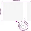 Hexagonal Fence with Post 25 x 1,4 m PVC dengtas plienas Pilka