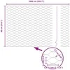 Heksagoninė tvora Žalia 0,6 x 10 m PVC