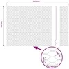 Heksagoninė tvora Žalia 1,4 x 25 m PVC