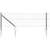 Hexagonal Fence with Post 10 x 0,6 m PVC dengtas plienas Pilka