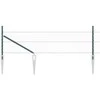 Hexagonal Fence with Post 10 x 0,4 m PVC dengtas plienas Žalia