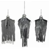 Helovino Kabančios Ghost 3 vnt. Juoda 66 x 110 cm Poliesteris
