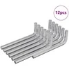 Hex rakto 12 vnt. Sidabrinė 32 x 86 mm Plienas