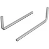 Hex rakto 2 vnt. Sidabrinė 20 x 52 mm Plienas
