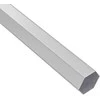 Hex rakto 2 vnt. Sidabrinė 20 x 52 mm Plienas