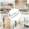 Hex raktas 2 pcs Sidabro 32 x 86 mm Plienas