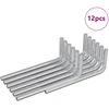 Hex rakto 12 vnt. Sidabrinė 22 x 66 mm Plienas