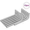Hex rakto 12 vnt. Sidabrinė 32 x 86 mm Plienas