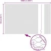 Heksagonalinė tvoros tvirtinimo sistema 100 x 1,5 m Pilka