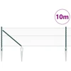 Hexagonal Fence with Post 10 x 0,6 m PVC dengtas plienas Žalia