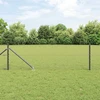 Hexagonal Fence with Post 10 x 0,6 m PVC dengtas plienas Pilka
