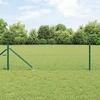 Hexagonal Fence with Post 10 x 0,6 m PVC dengtas plienas Žalia