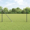 Hexagonal Fence with Post 10 x 1,4 m PVC dengtas plienas Pilka