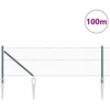 Hexagonal Fence with Post 100 x 0,6 m PVC dengtas plienas Žalia
