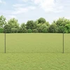 Hexagonal Fence with Post 100 x 1,4 m PVC dengtas plienas Pilka