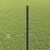 Hexagonal Fence with Post 25 x 1 m PVC dengtas plienas Pilka