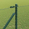 Hexagonal Fence with Post 25 x 1,4 m PVC dengtas plienas Žalia