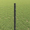 Hexagonal Fence with Post 50 x 0,8 m PVC dengtas plienas Pilka
