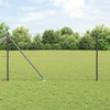 Hexagonal Fence with Post 50 x 1,2 m PVC dengtas plienas Pilka