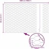 Heksagoninė tvora Sidabro 0,8 x 50 m Galvanizuotas plienas