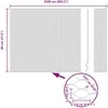 Heksagonalinė tvoros tvirtinimo sistema 25 x 0,8 m Pilka