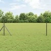Heksagoninė tvora Pilka 1,4 x 10 m PVC
